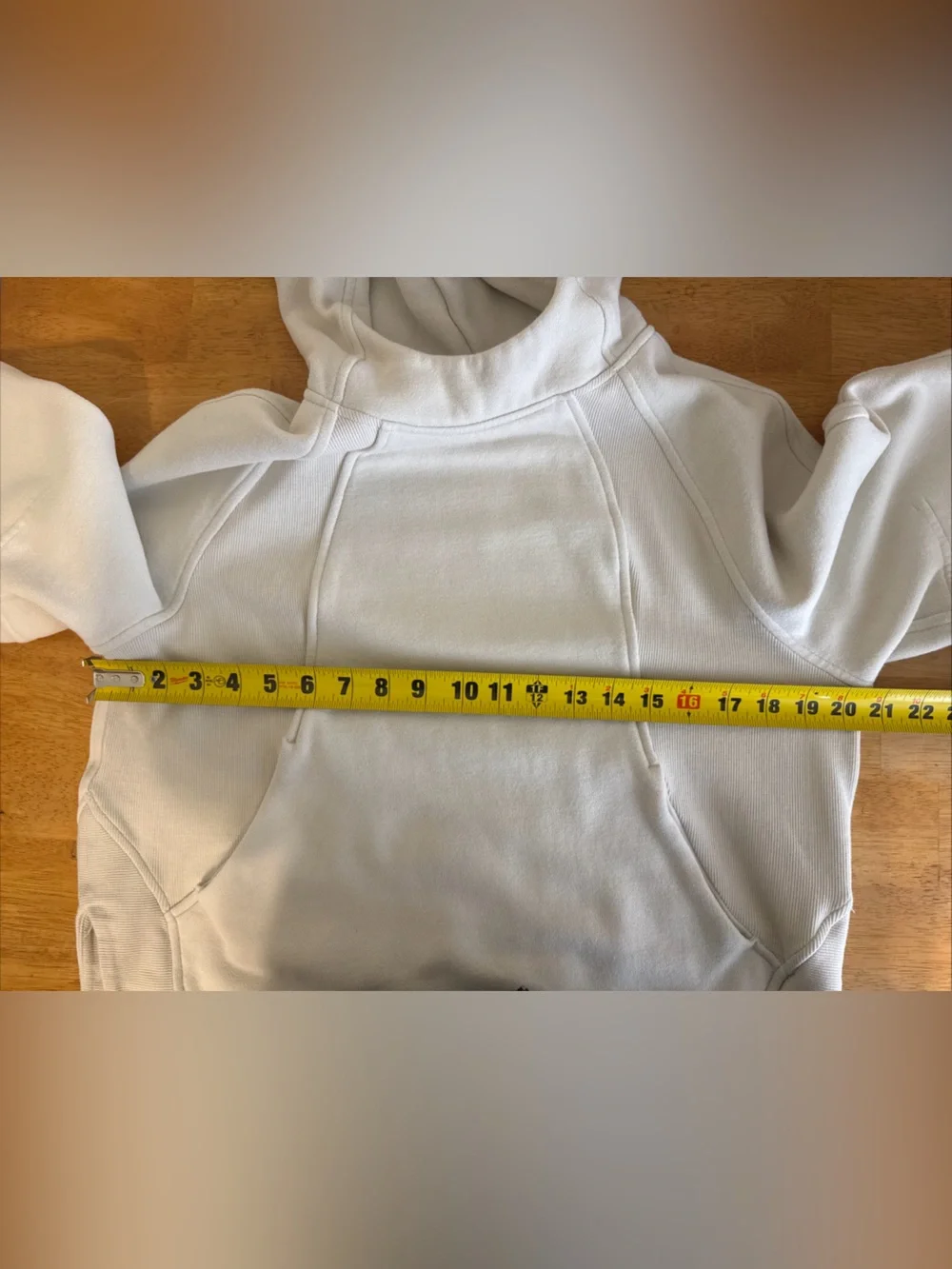 Lululemon Scuba Oversized Size Slit Hoodie Women's XS/S Cream Ivory LW3IUIS
